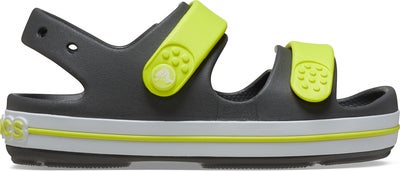 Crocs Crocband Cruiser Kids Sandaler, Slate Grey/Acidity