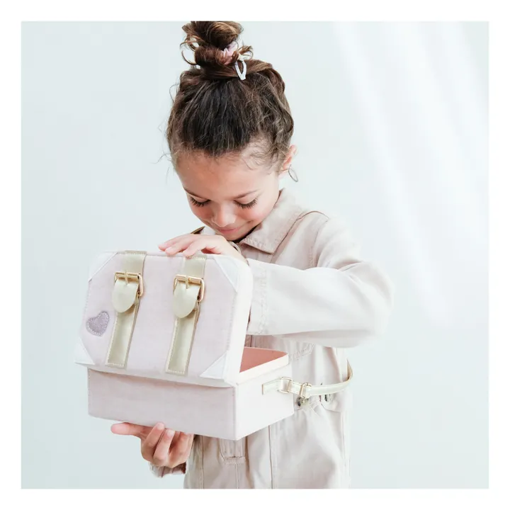 Mimi & Lula Sac à Main Valise | Rose pâle