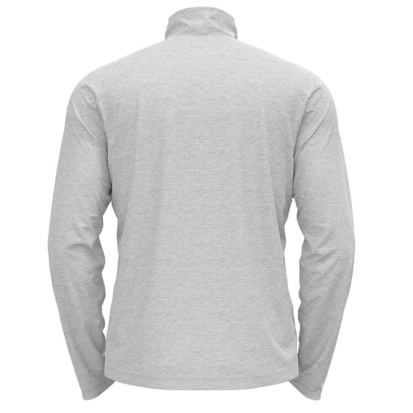 Sweat polaire randonnée ODLO 1/2 ZIP BERRA GREY MELANGE