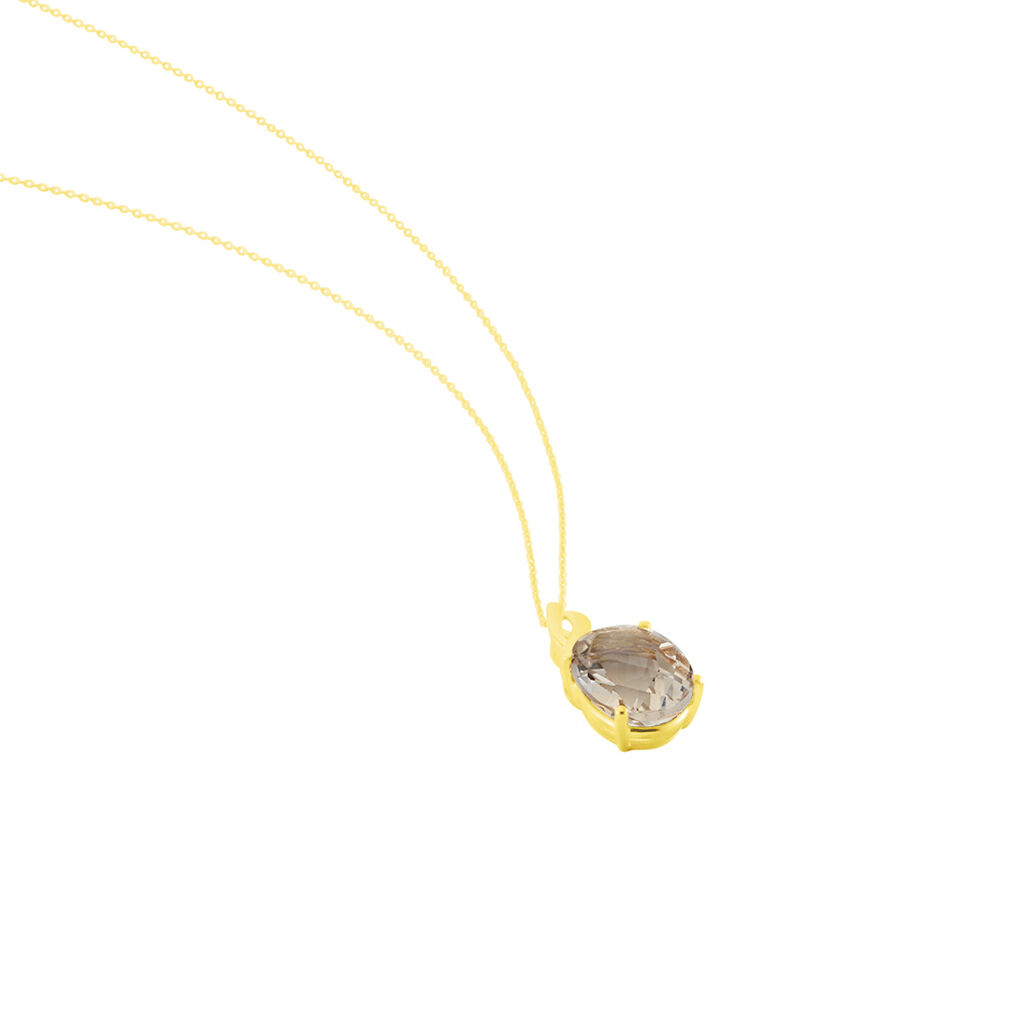 Collier Or Jaune Uma Quartz