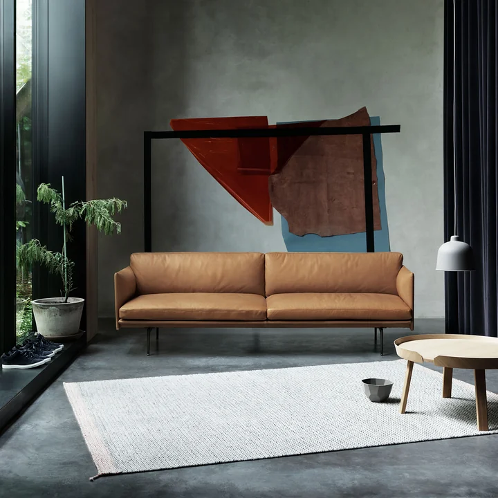 Muuto - Around Couchtisch Ø 72 cm, anthrazit