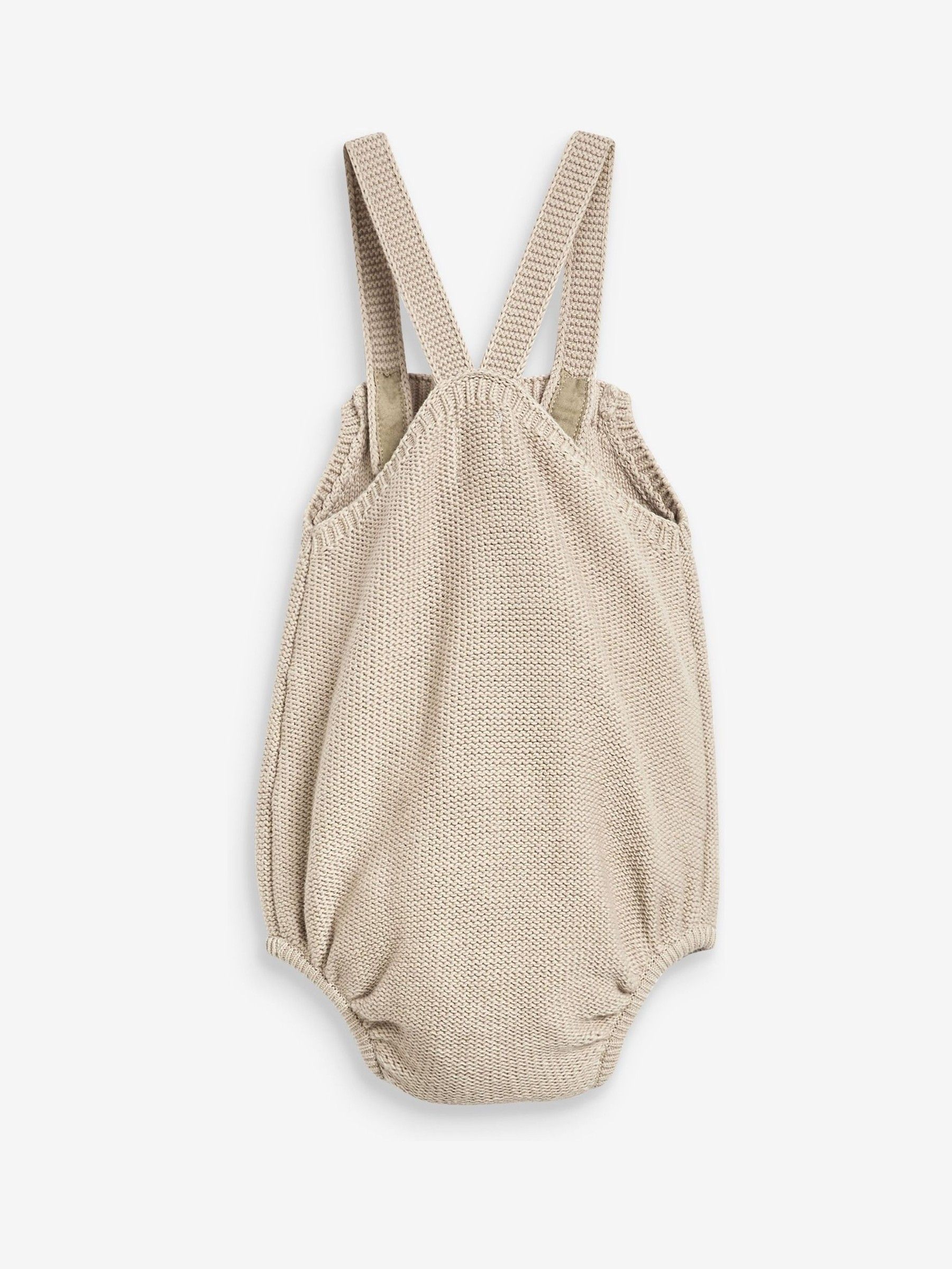 Crème - The Little Tailor stijlvol gebreid babyrompertje van 100% katoen
