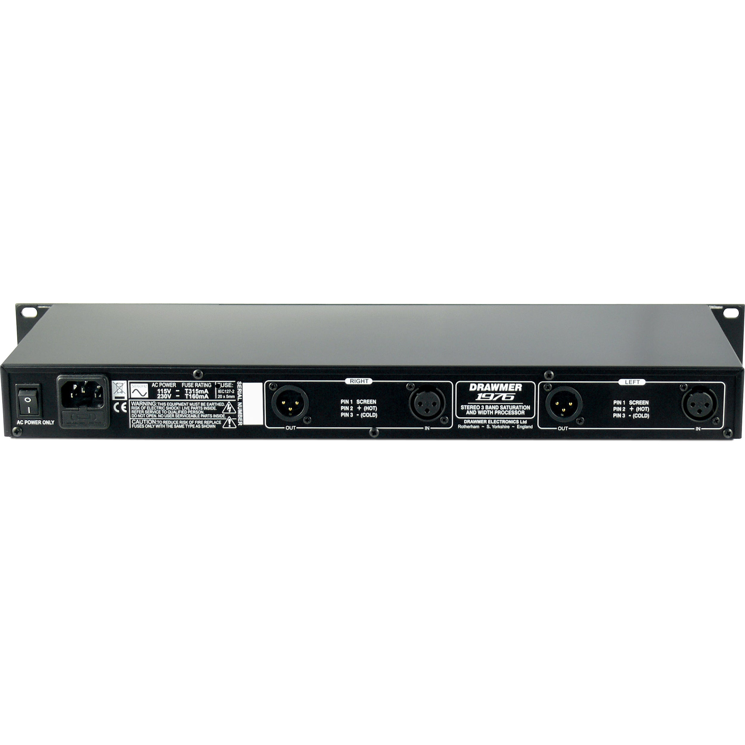 Drawmer 1976 Stereo Three Band Saturation Width Processor