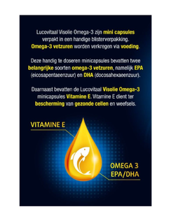 Lucovitaal Visolie Omega 3 Mini Softgels 60SG