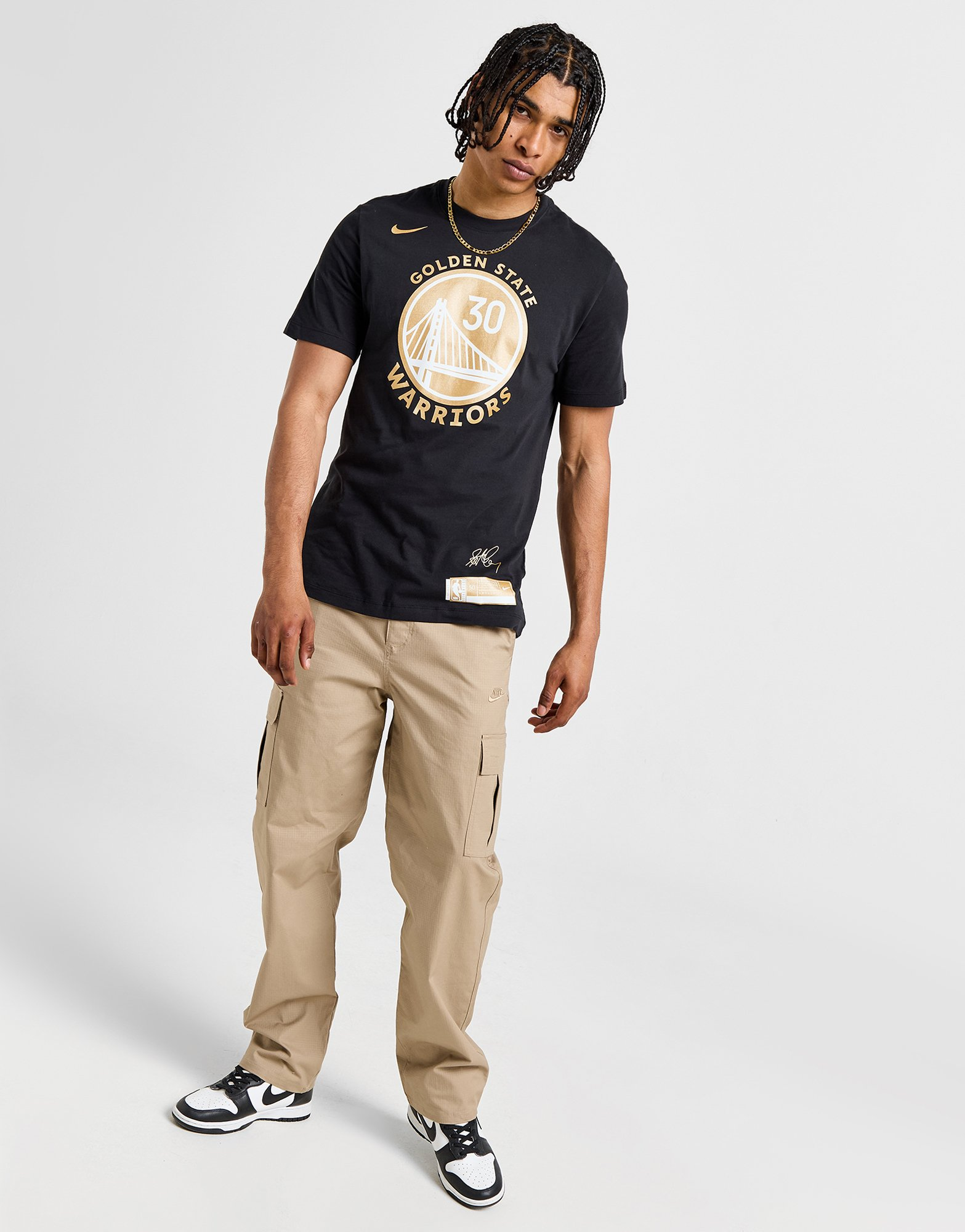 Nike T-shirt NBA Golden State Warriors Curry #10 Homme