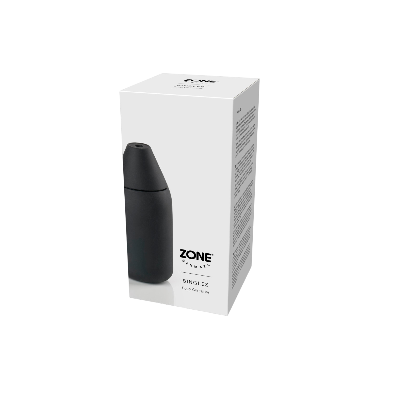 Zone Denmark Seifenspender Singles 300 ml, Schwarz