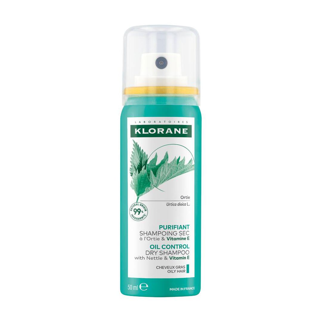 KLORANE  Champô Seco Ortiga e Vitamina E - 50ml