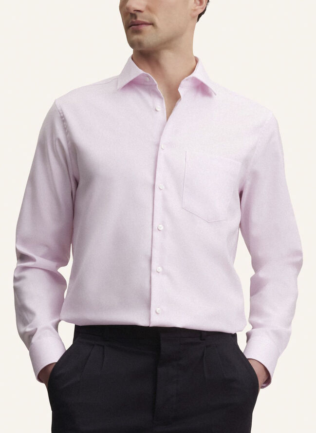 Seidensticker Business Shirt Regular Long sleeve Kent-Collar Uni Pink