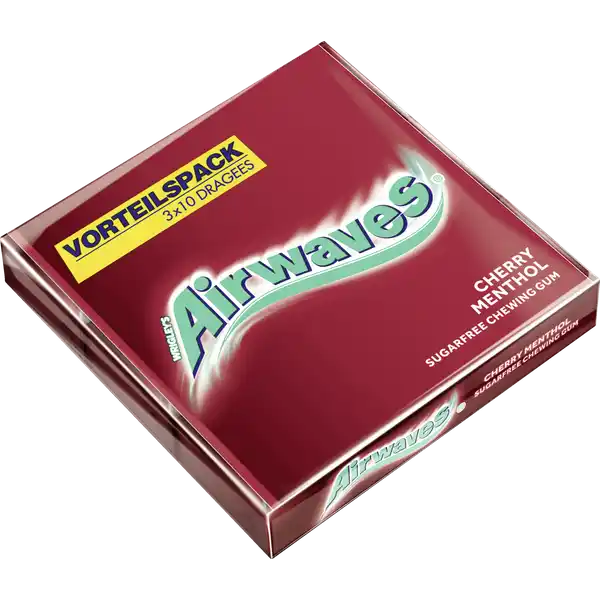 Cherry Menthol, zuckerfreier Kaugummi