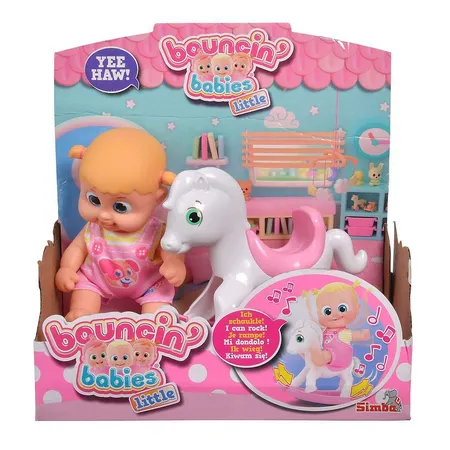 Simba Bouncin Babies Little Bonny mit Schaukelpferd