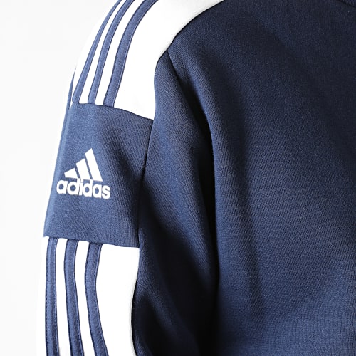 Sweat Crewneck A Bandes GT6639 Bleu Marine
