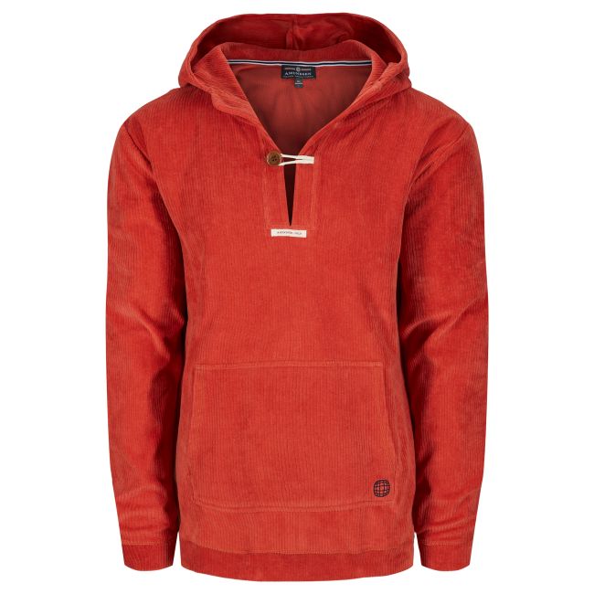 Amundsen Comfy Cord Hood Red Clay