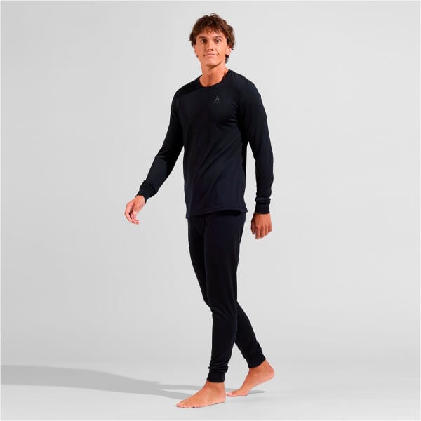 T-shirt thermique ODLO MERINO 200 BL TOP CREW NECK L/S BLACK