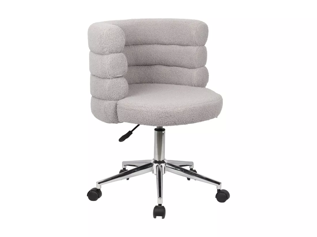 Chaise de bureau réglable en hauteur avec roulettes