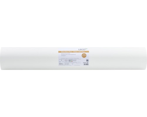 LECO Schildersglasvlies 3565010080 PLUS voorgegrond 130 g/m² 50 m x 1 m