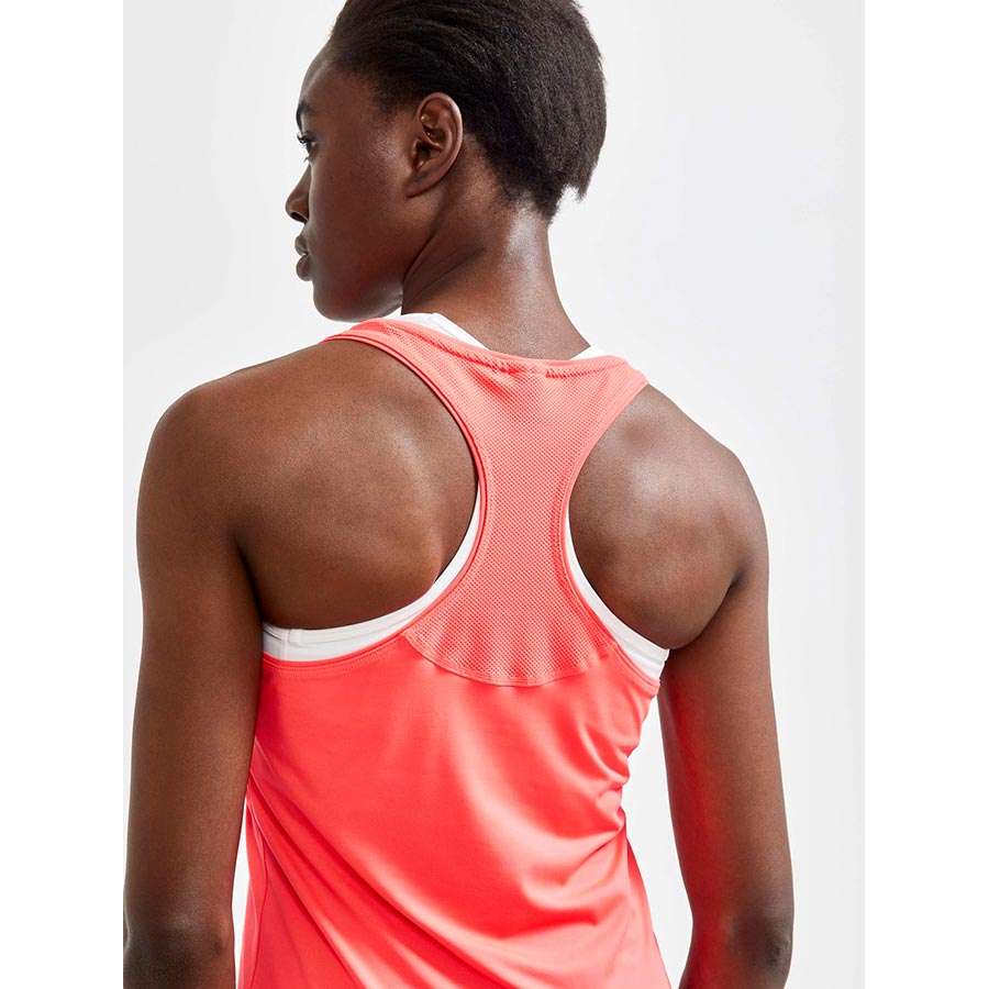 Craft ADV Essence Hardloopshirt Zonder Mouwen Lichtroze Dames