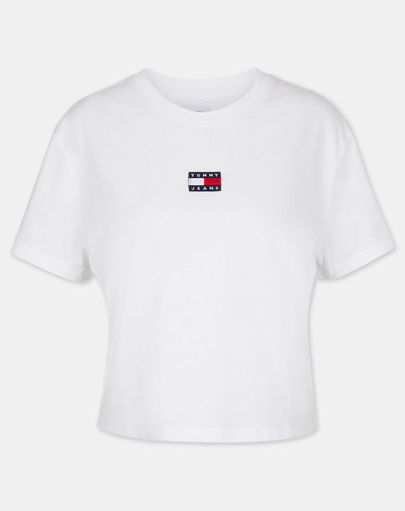 Tommy Jeans T-Shirt Badge blanc