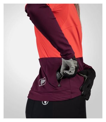 Maillot Manches Longues Femme Endura FS260 Jetstream Rose / Violet