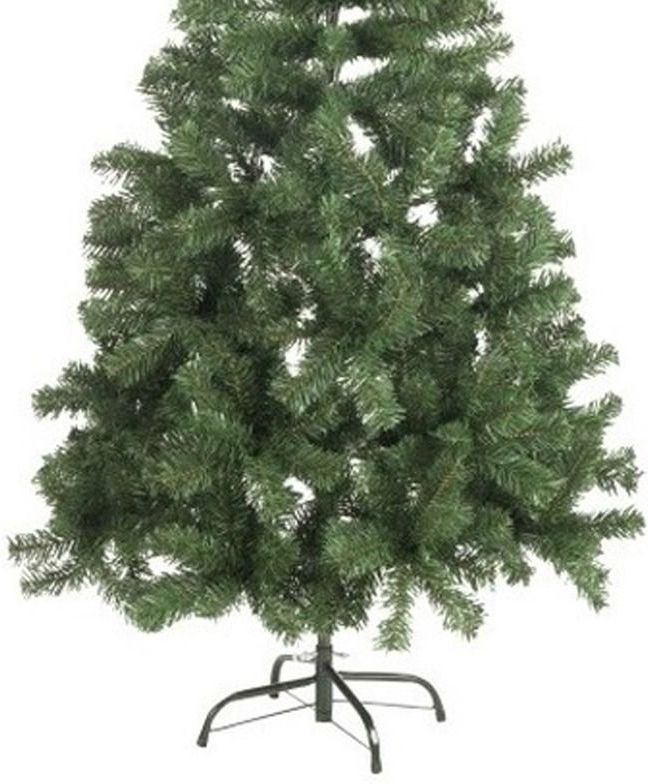 Kunst kerstboom zilverspar kerst decoratie 120 cm
