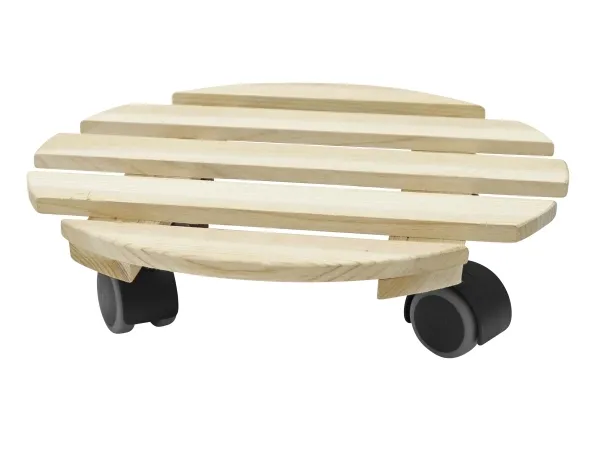 HOME it ® Krukkevogn rund af træ 30 cm