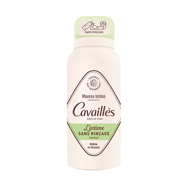 Espuma hidratante íntima sem enxágue Cavaillès 100ml