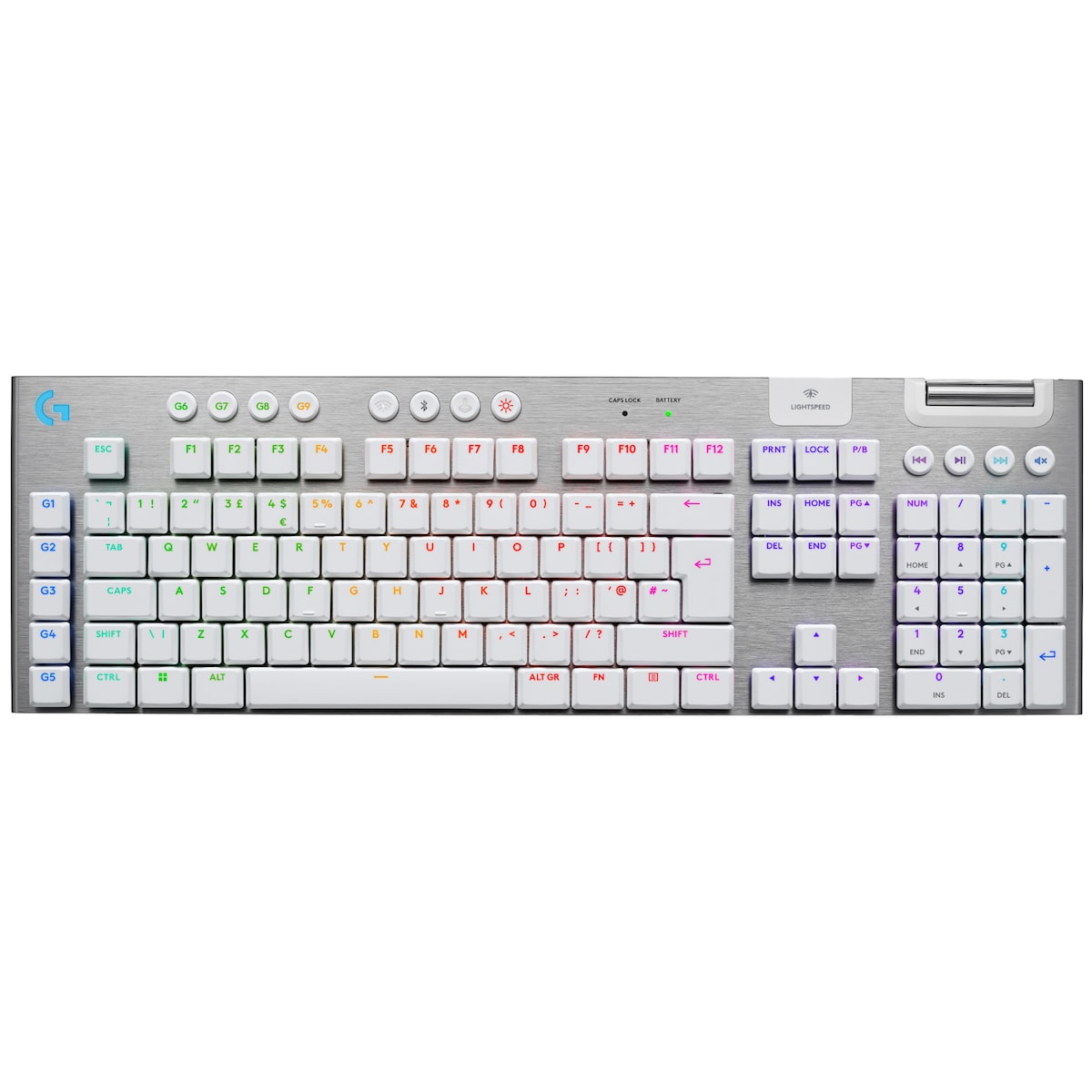 Logitech G915 X Lightspeed Wireless Tactile gamingtastatur (hvit)