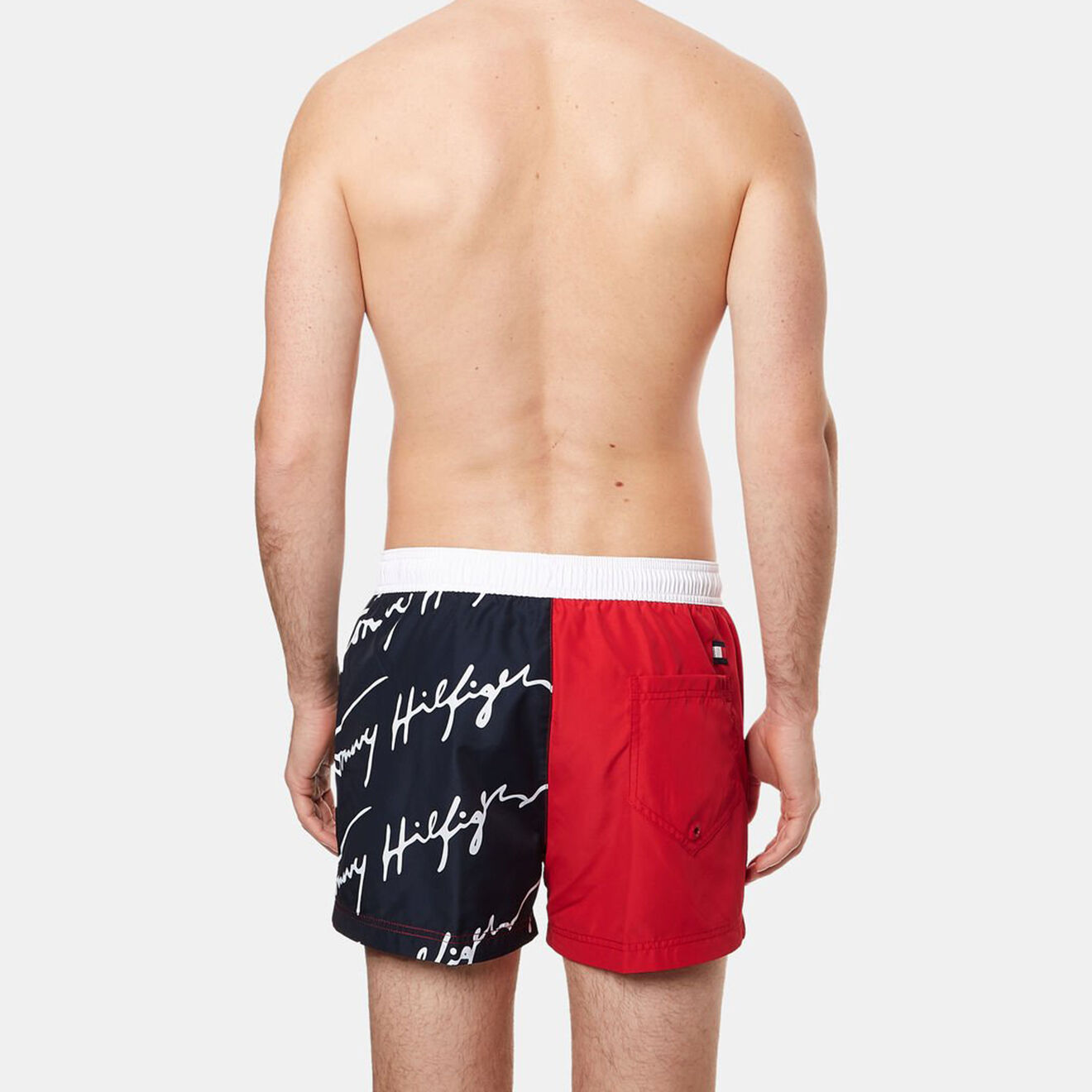 Tommy Hilfiger Short de bain tricolore rouge/marine/blanc