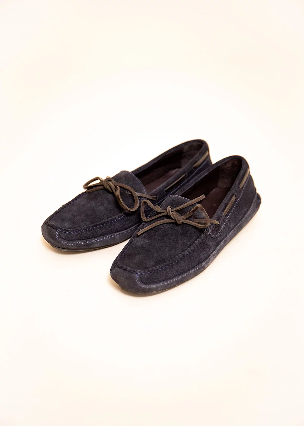 M LACE SLIPPERS VELOURS NAVY