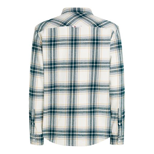 Tommy Jeans Check Flannel Skjorte, Ancient White Check, L