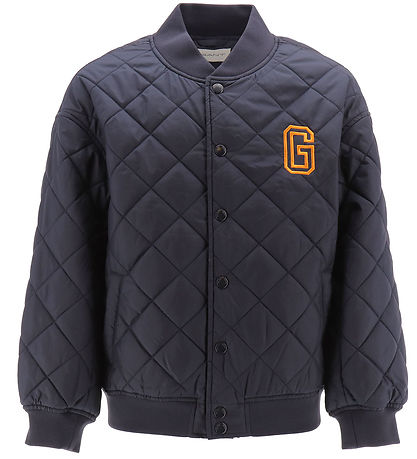 GANT Thermojacke - Quilted Varsity - Evening Blue