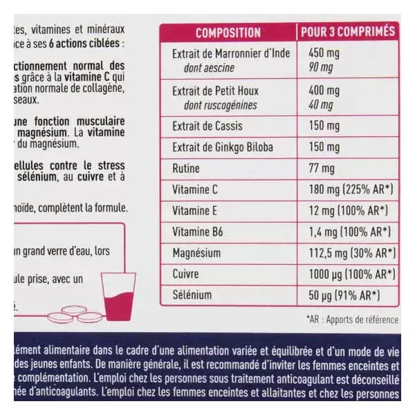 Granions Veinomix Flash 1200mg 30 comprimidos