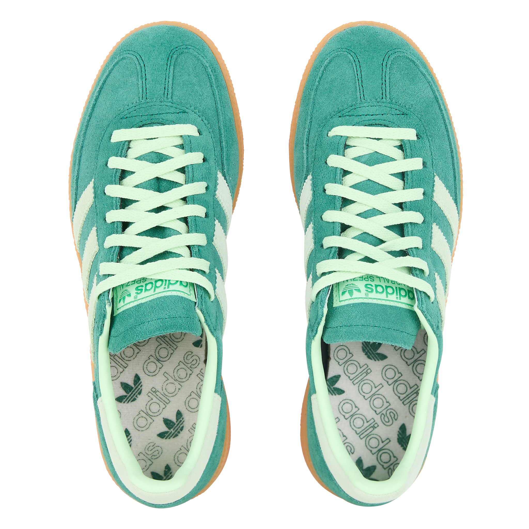 HANDBALL SPEZIAL W - Baskets basses en cuir velours | Vert