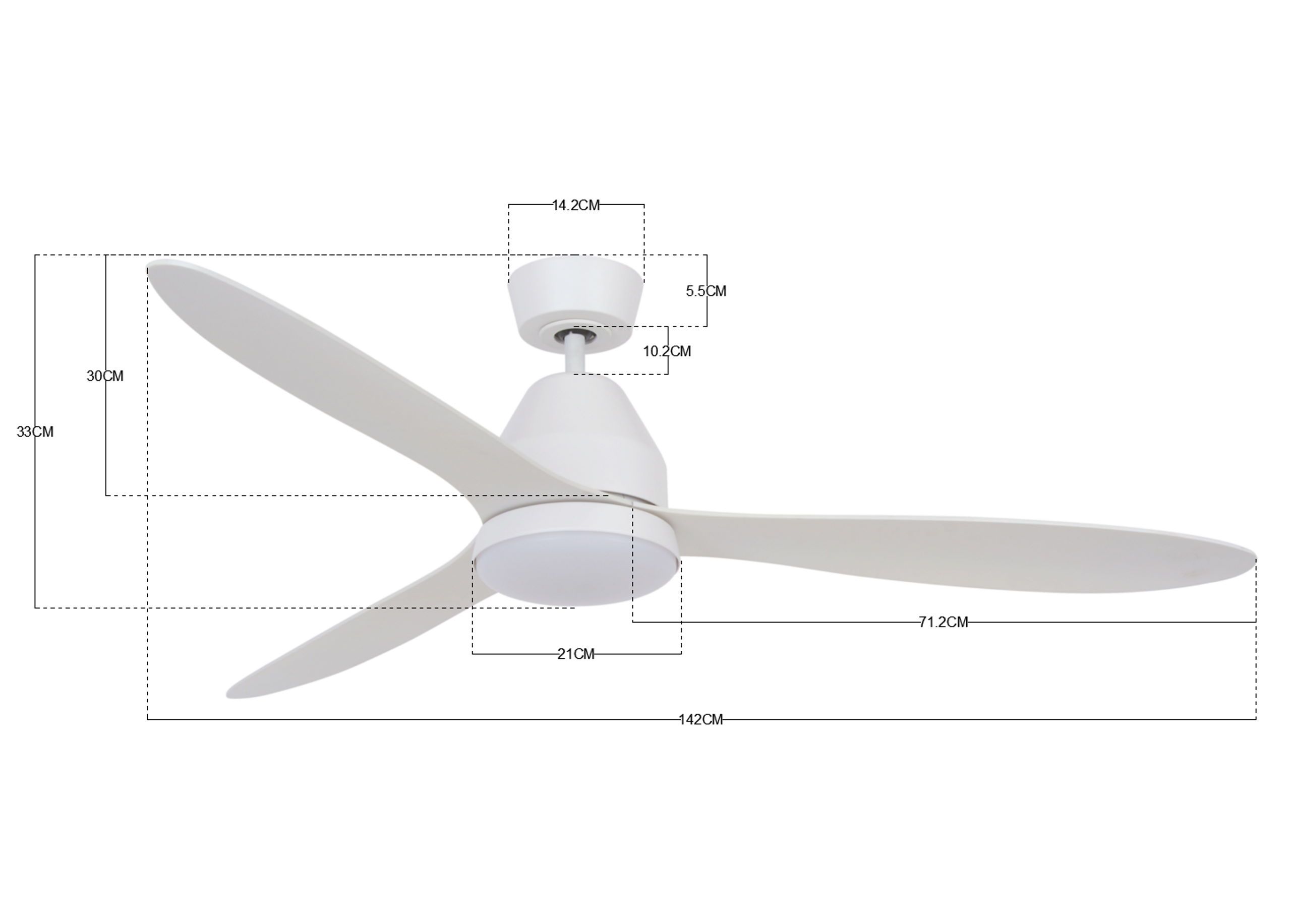 Deckenventilator HAVEN LED