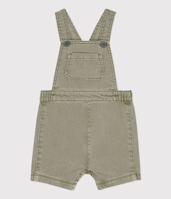 Salopette courte bébé en denim