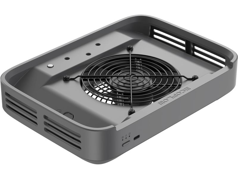 EcoFlow Smart Lüfter Schwarz Ventilator Kühler für PowerStream Mikrowechselrichter