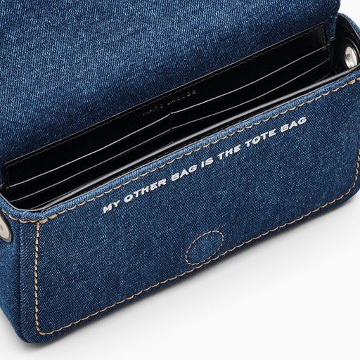 Marc Jacobs The Denim Chain Mini Taske, Dark Wash
