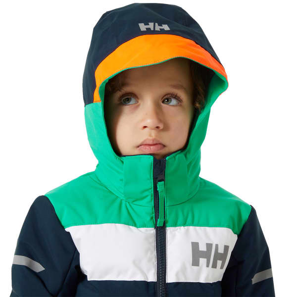 Veste de ski HELLY HANSEN K VERTICAL INS JACKET NAVY