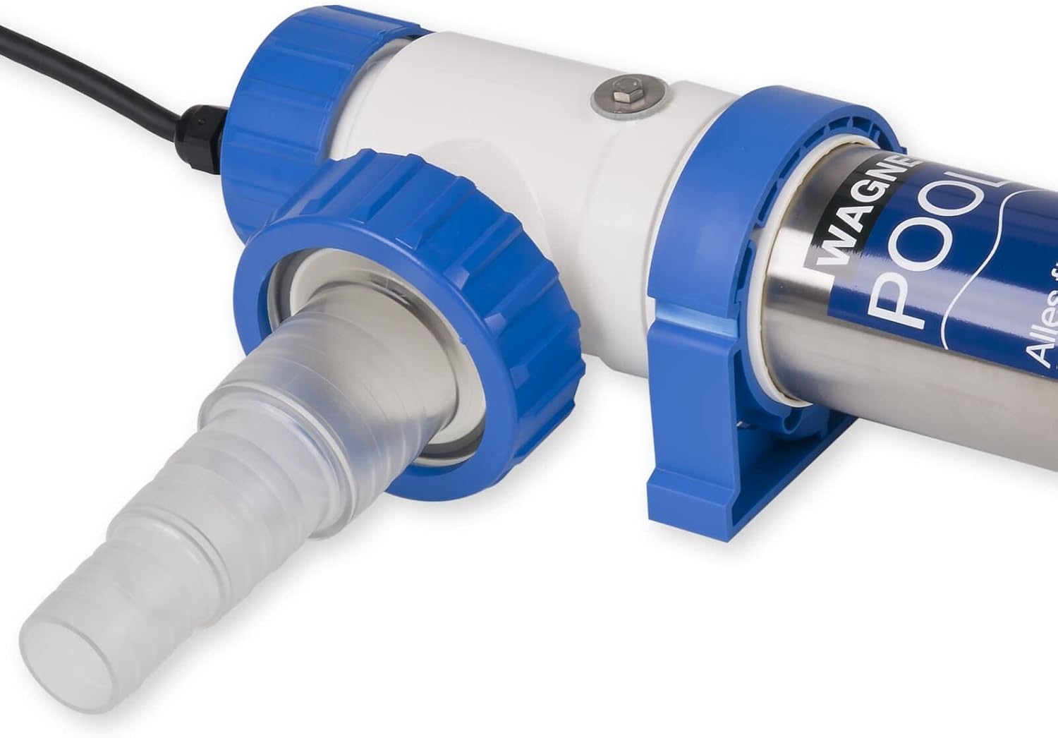 Wagner Pool UV-C Klärer 75 Watt mit Timer - UVC Desinfektion für klares Wasser bei Schwimmbecken bis zu 75.000 Liter