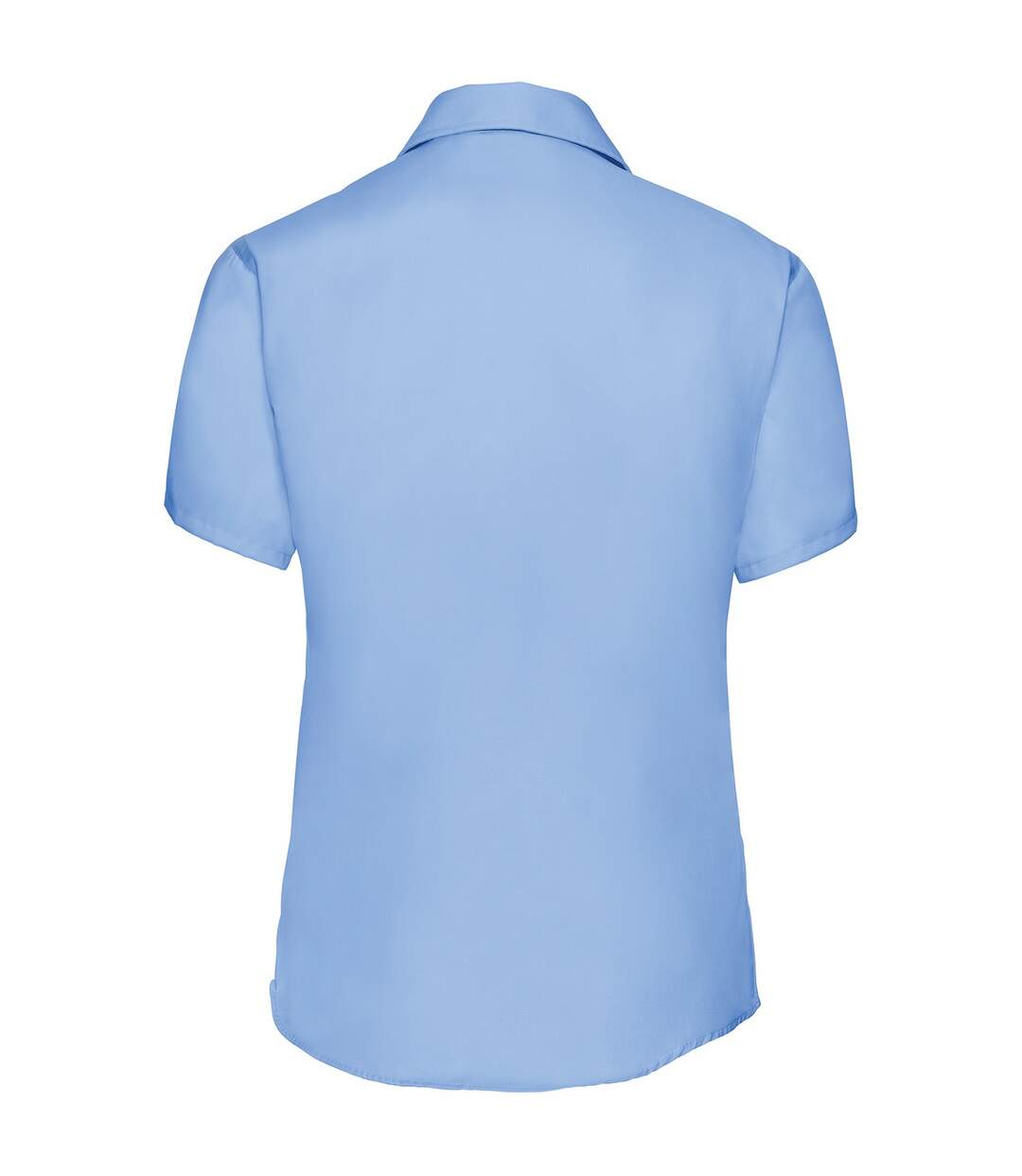 Russell Collection - Chemisier à manches courtes sans repassage - Femme (Bleu pâle) - UTBC1036