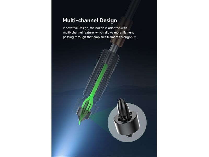Creality Düse E3D Obxidian High-Flow-Düsensatz für fast alle Filamente