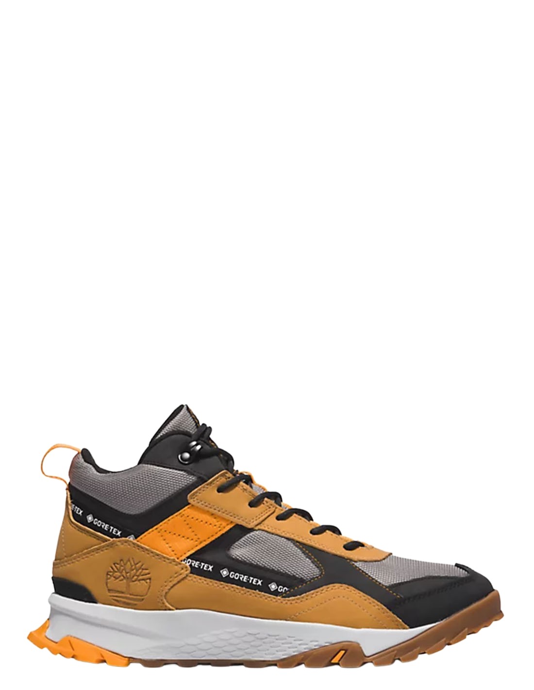 timberland boots homme lincoln peak mid gtx wht daim marron/jaune/noir/blanc