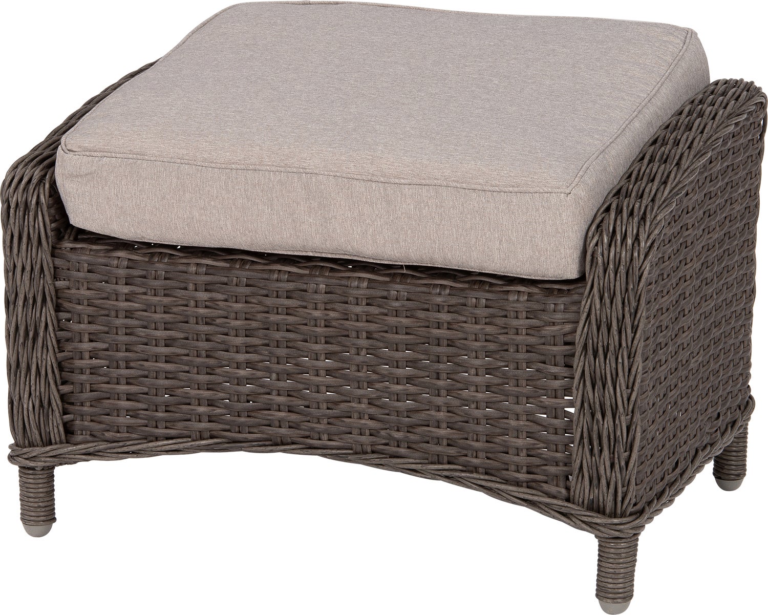 Intratuin voetenbank Sanur donkerbruin 63 x 45 x 36 xm