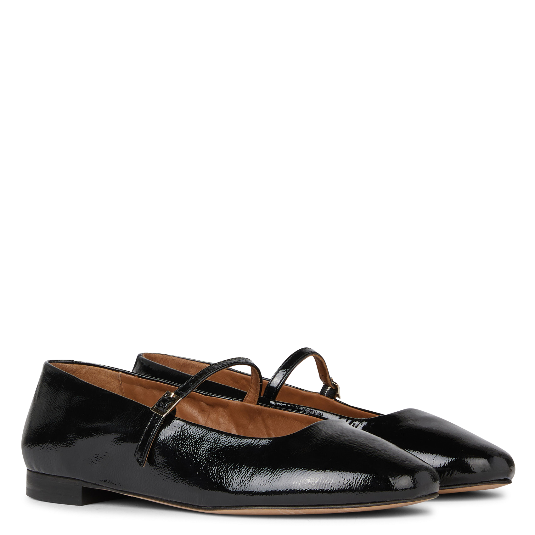 MIKIE - Ballerines en cuir | Noir
