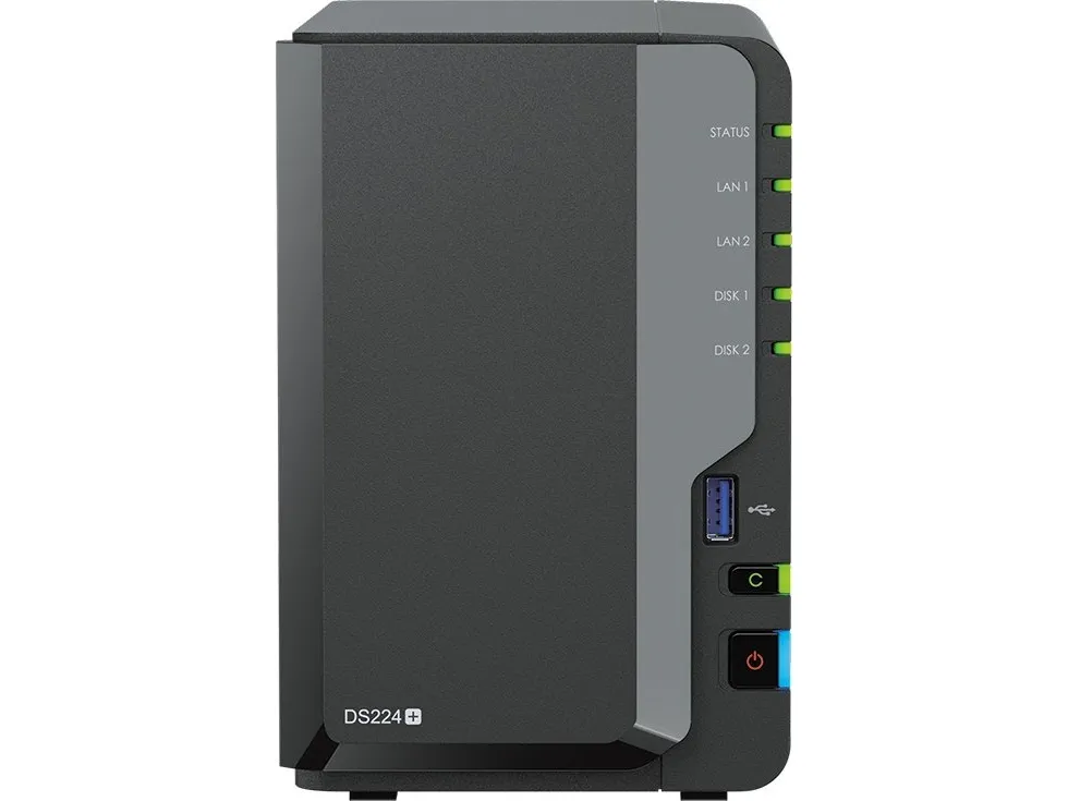 Synology Disk Station DS224  - NAS-server - RAID 0, 1, JBOD - RAM 2 GB - Gigabit Ethernet - iSCSI support