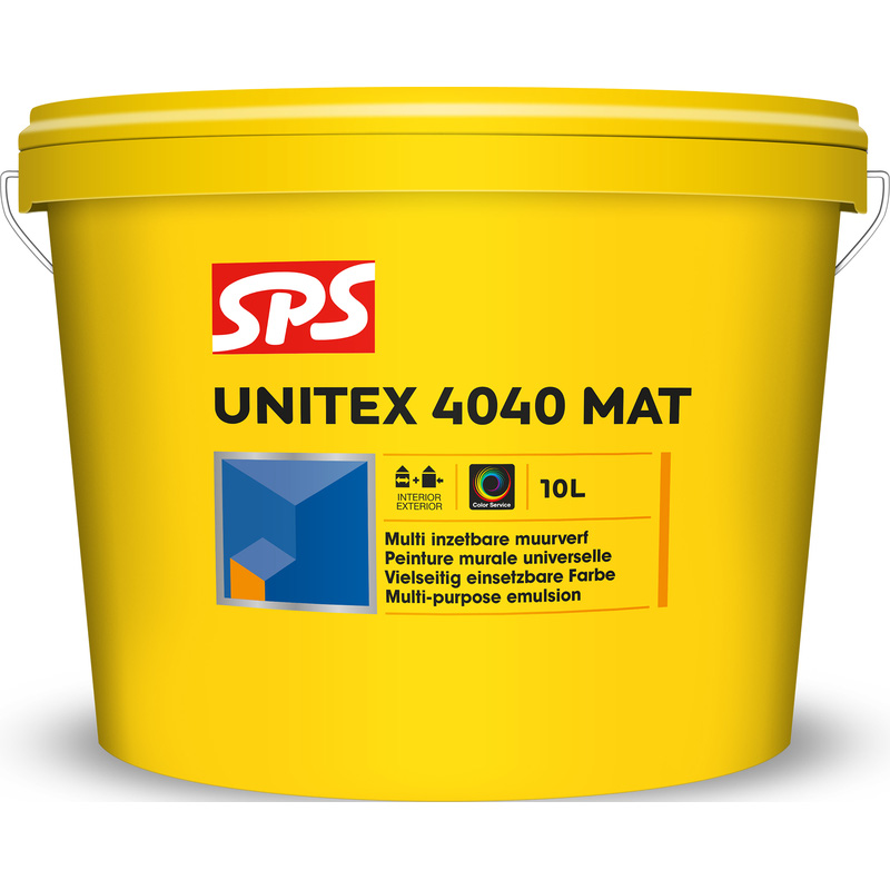 SPS Unitex 4040 mat 10L wit*