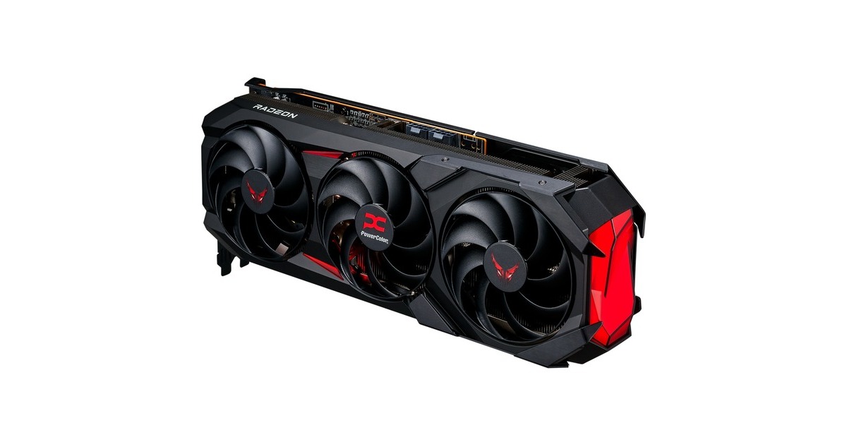 PowerColorRadeon RX 9070 Red Devil 16GB OC grafische kaart  (Zwart, RDNA4, GDDR6, 3x DisplayPort, 1x HDMI)