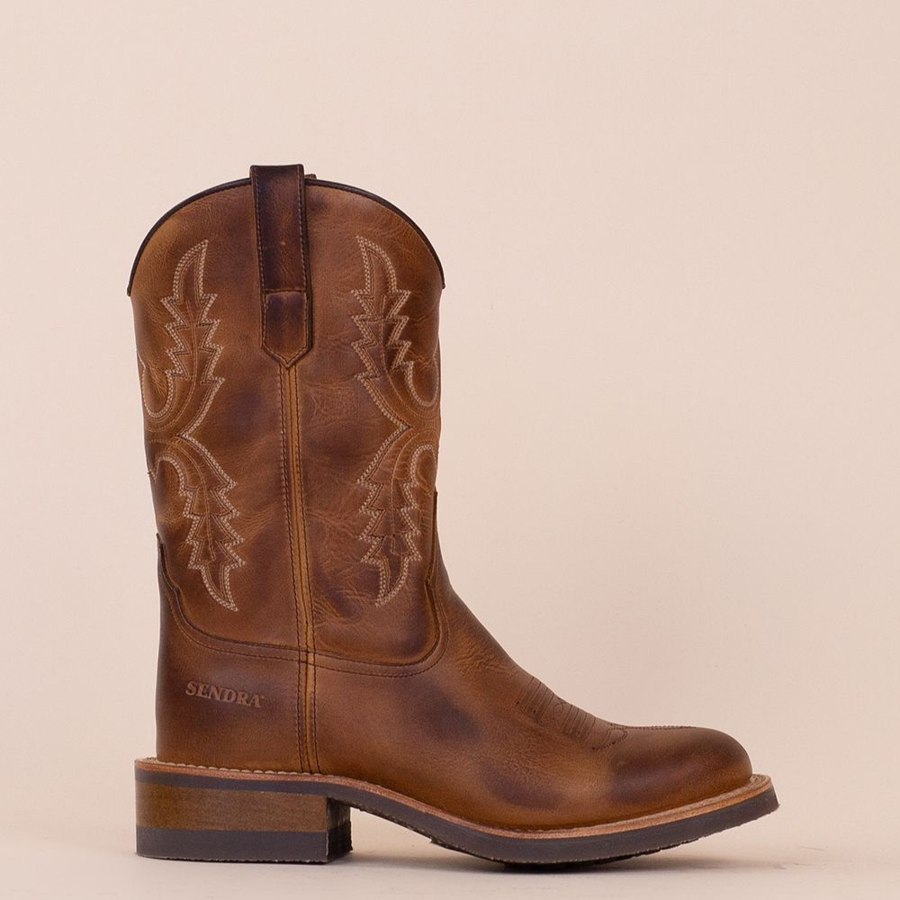 Sendra 16902 Frisco Teak Borron Roper boots