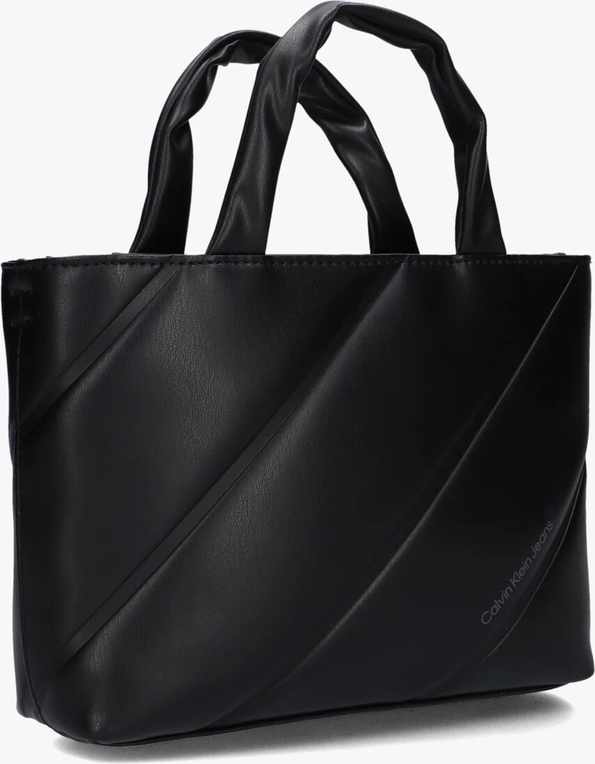 CALVIN KLEIN zwarte calvin klein handtas quilted micro ew tote22