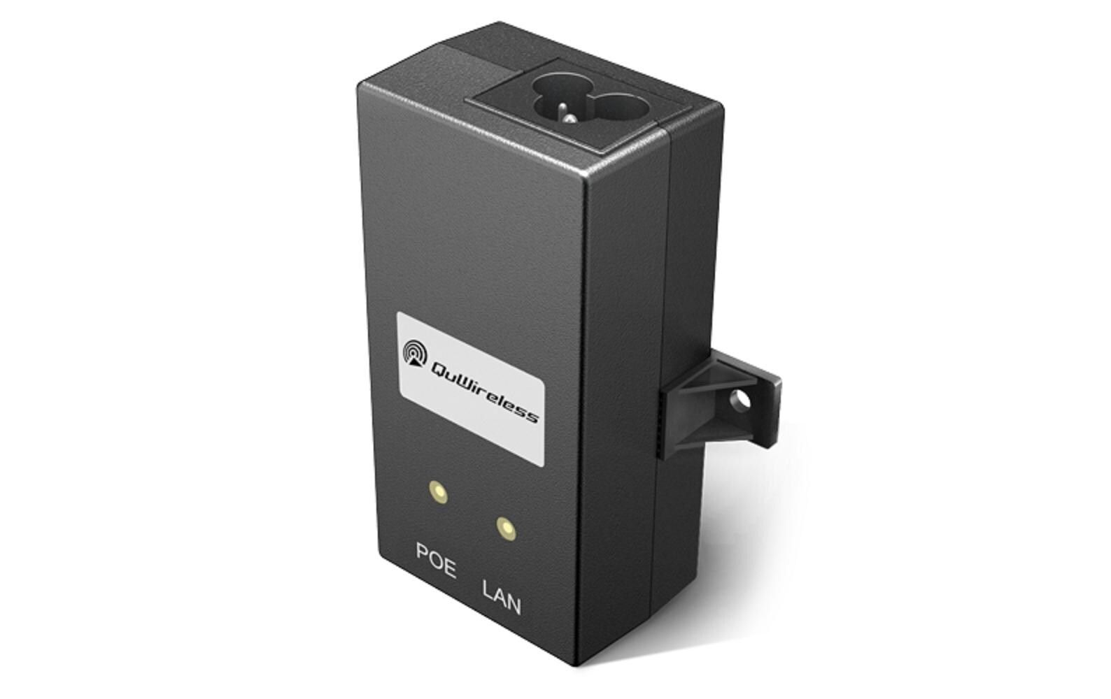 PoE Injector QuPSU P248E Passiv PoE 24V, 0.8APassiv PoE-Injector QuPSU P248E mit 24V, 0.8A für Teltonika RUT-Serie LTE-Router in einem QuSpot, QuMax oder QuMini Outdoor-Gehäuse