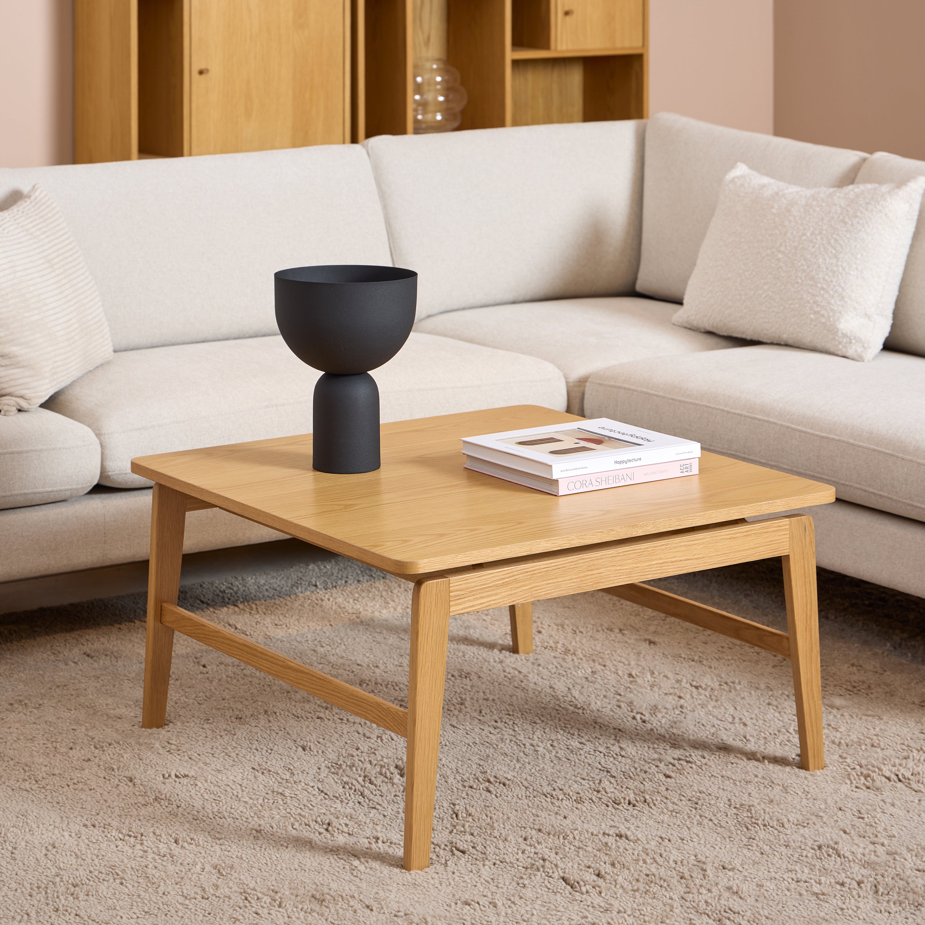 by fonQ Edda Salontafel - Vierkant - Eiken